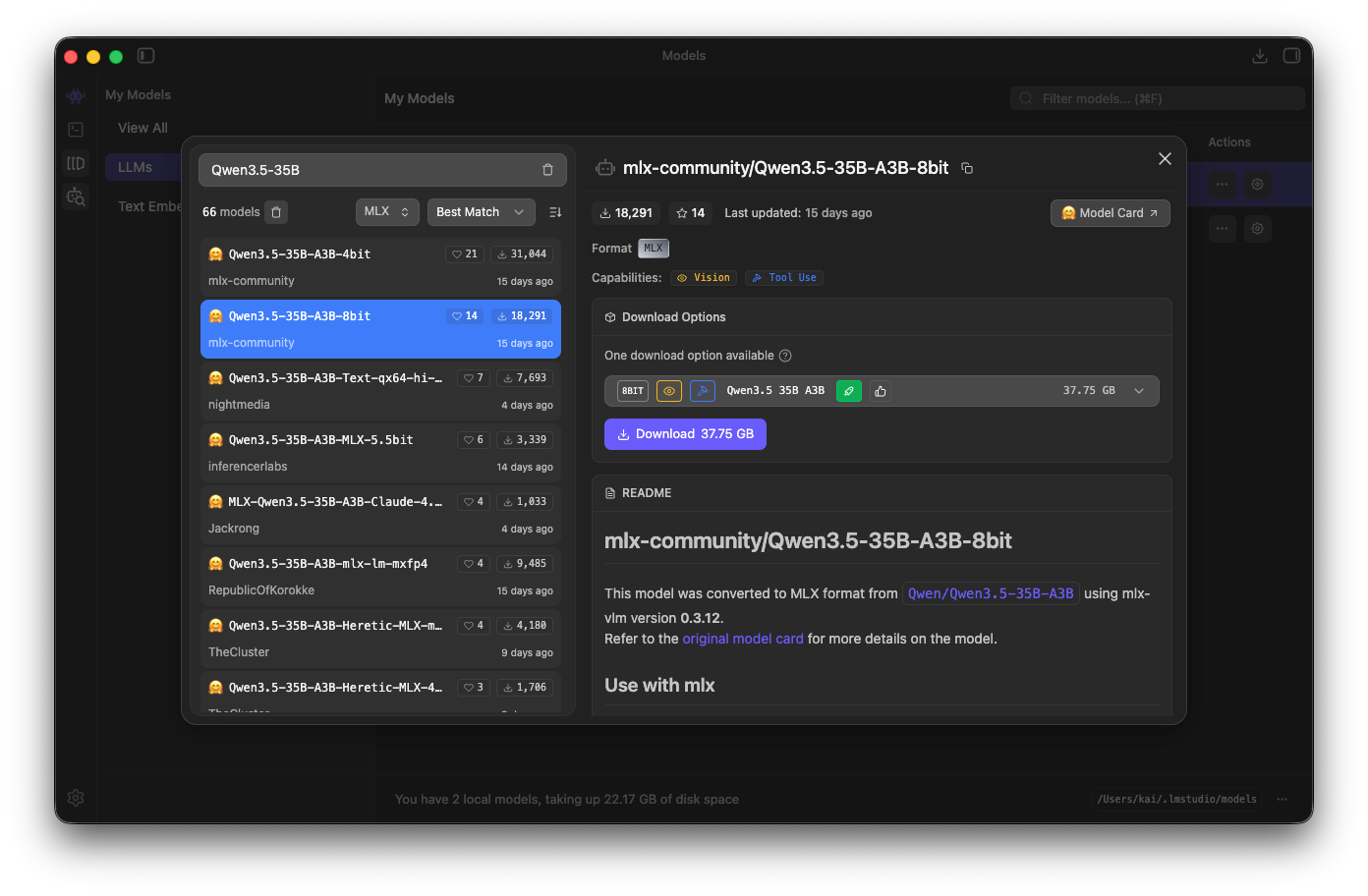 LM Studio Model Search